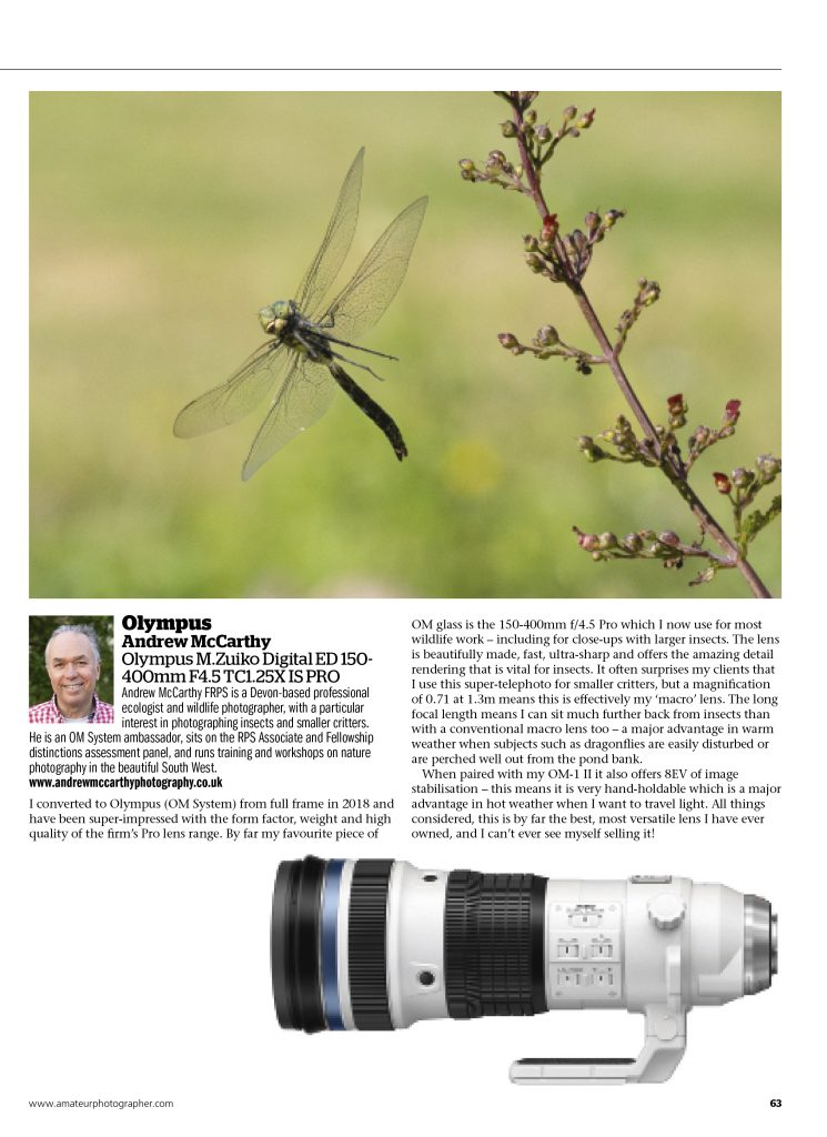 Pro's Favourite - Article In Amateur Photographer Magazine - Andrew 